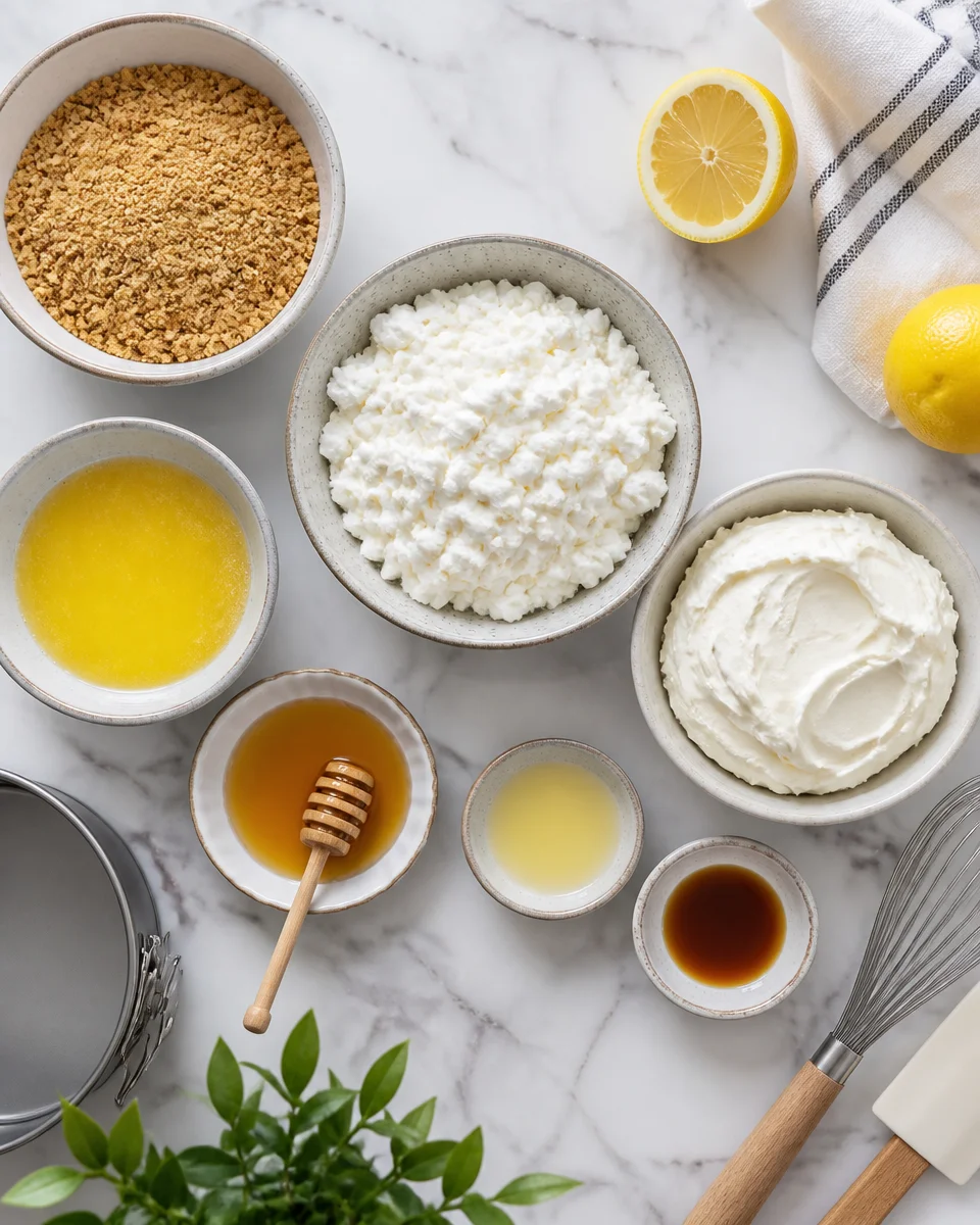 No-Bake Cottage Cheese Cheesecake