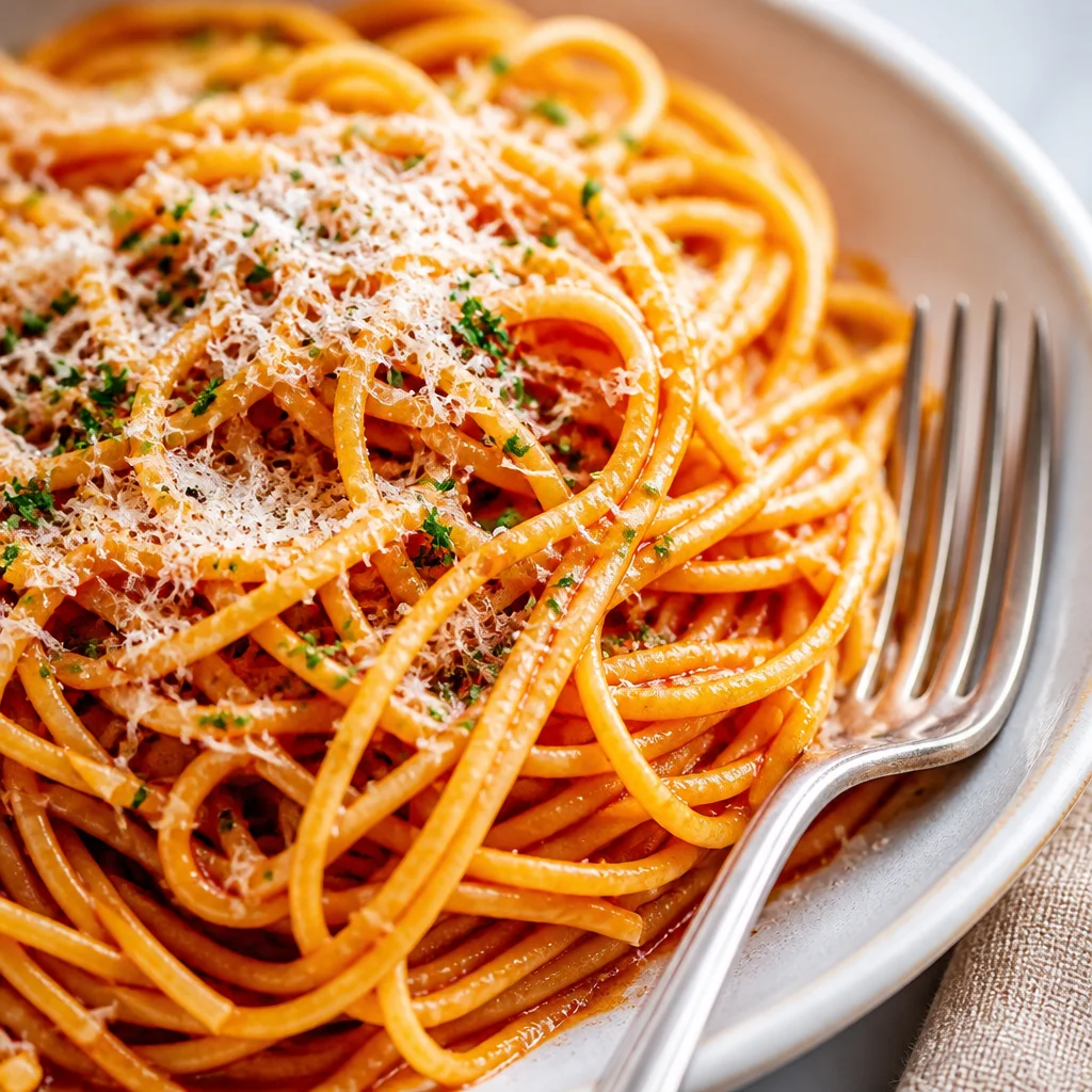 Easy Budget Pantry Pasta - a quick 5 ingredient dinner recipe.