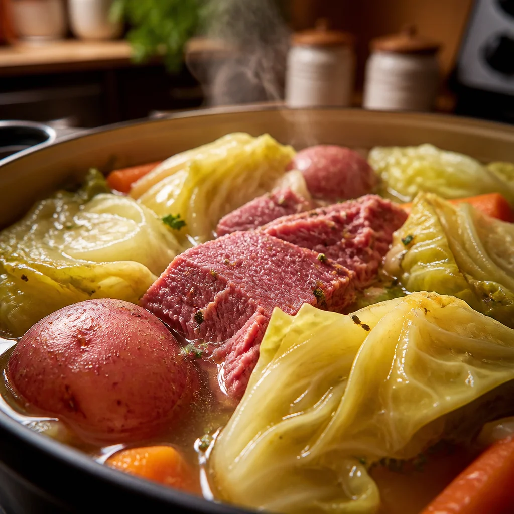 Easy Cabbage Boil with tender leaves seasoned perfectly for a delicious meal.