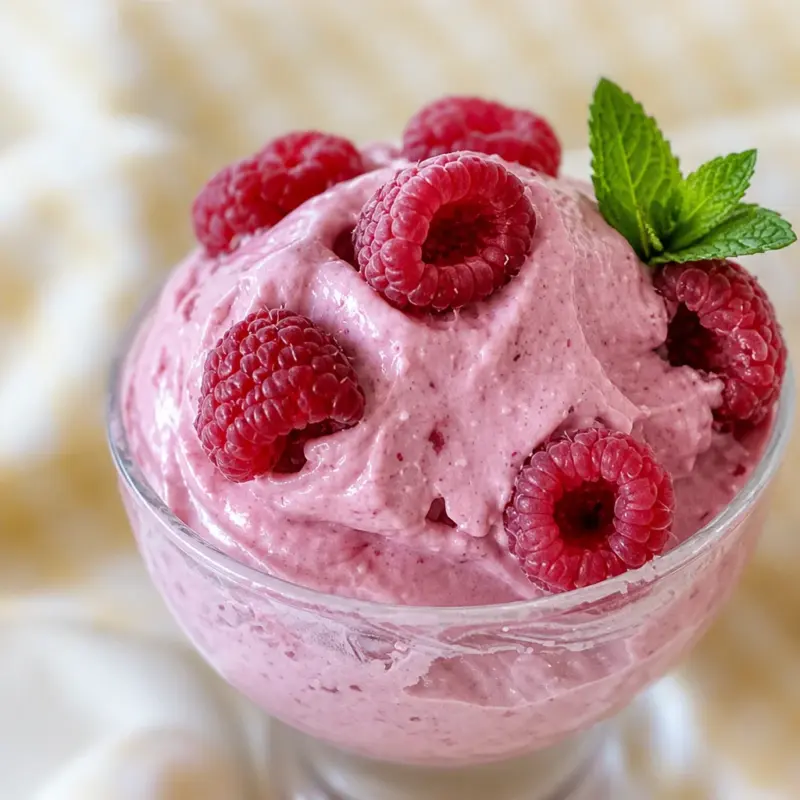 Easy Cottage Cheese Ice Cream made with only 2 ingredients for a high protein dessert.