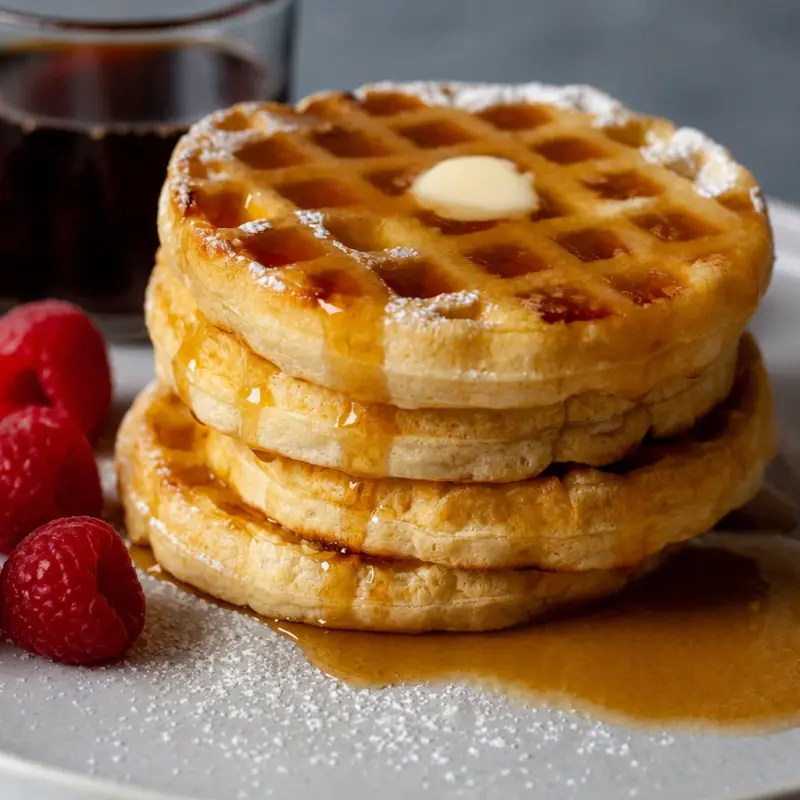 Easy Freezer Friendly Waffles for quick and healthy breakfast meal prep