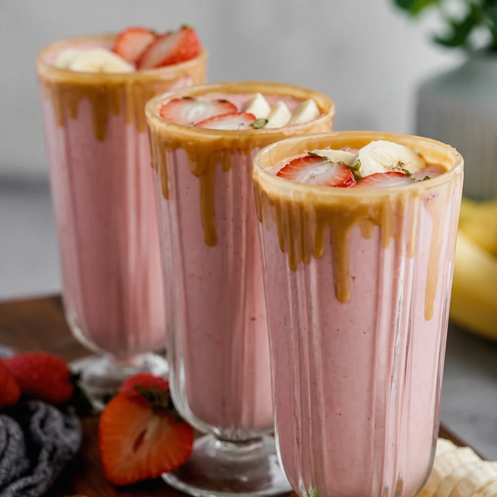 Easy kefir smoothie for probiotic gut health, featuring berries and nutrient-rich ingredients.