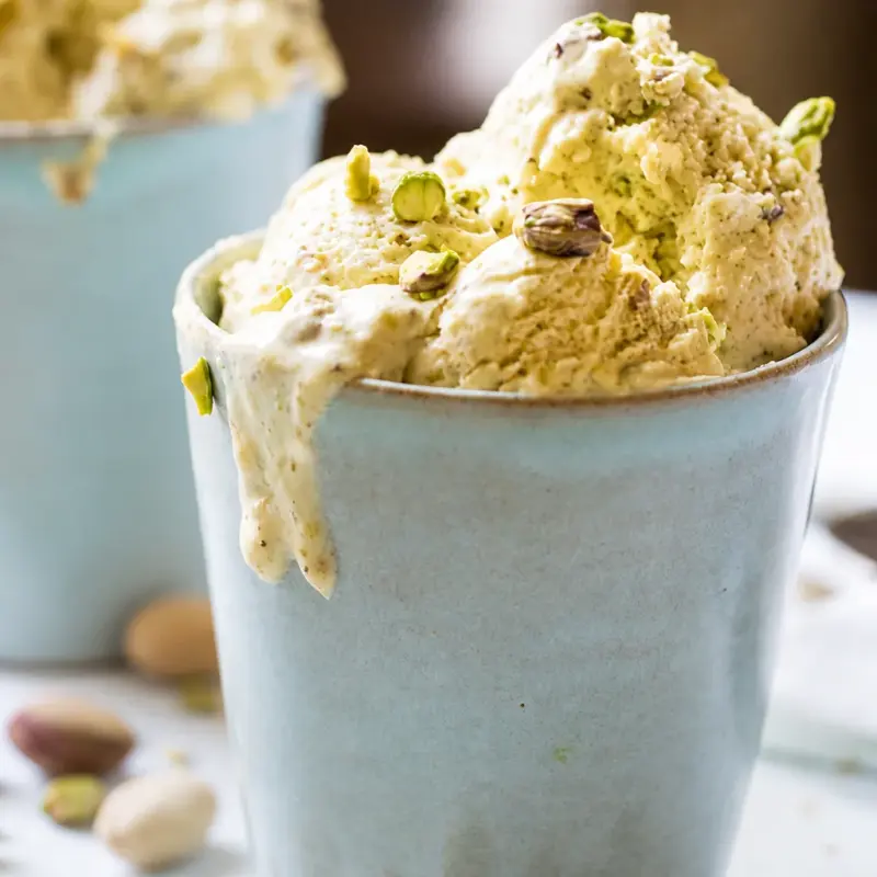 Delicious Easy Semifreddo, an Italian semi-frozen dessert served elegantly.