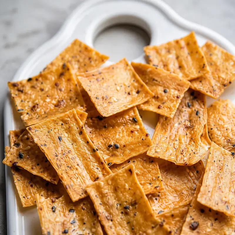 Easy Sourdough Discard Crackers - Crispy, Tangy, and Addictive Snack Recipe
