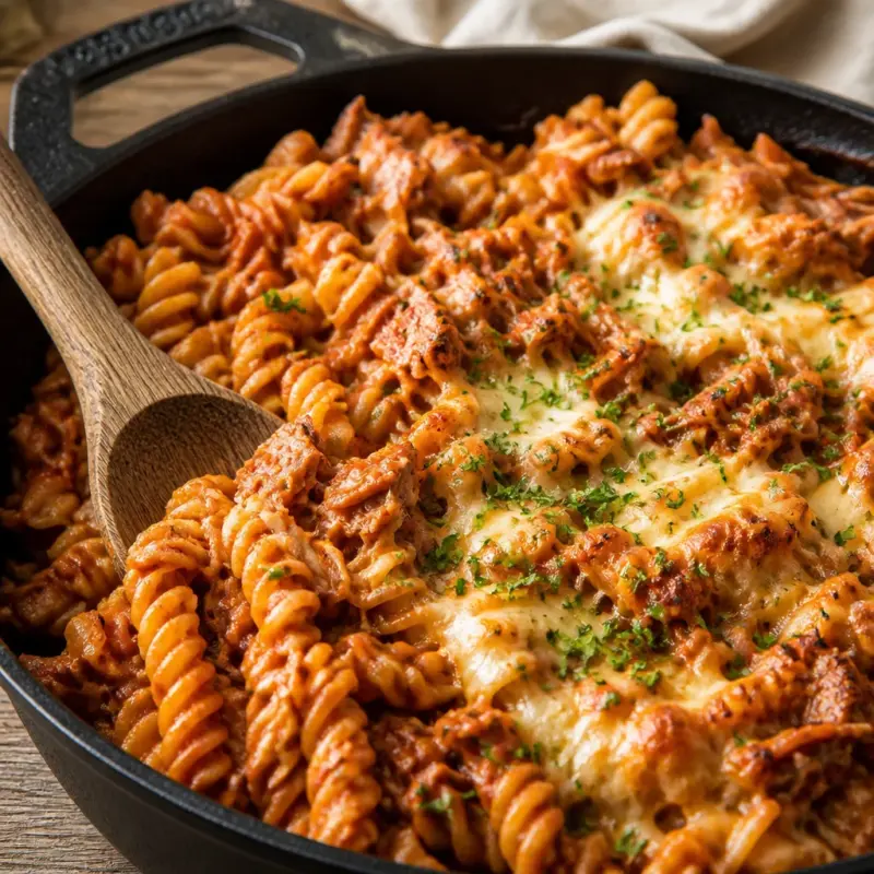 Easy Tuna Pasta Bake for a budget-friendly family dinner.