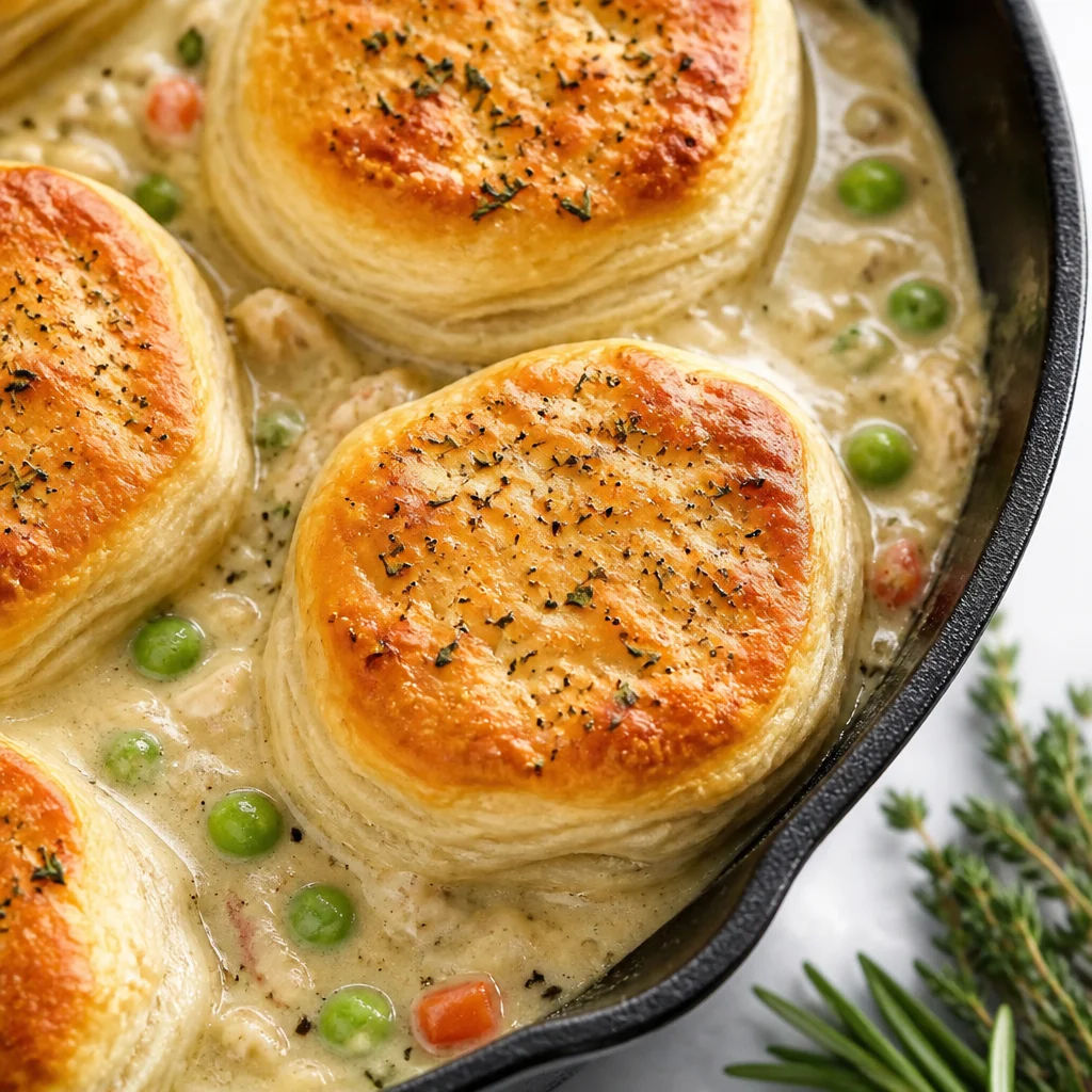 Delicious Easy Turkey Pot Pie made with leftover Thanksgiving turkey and veggies.