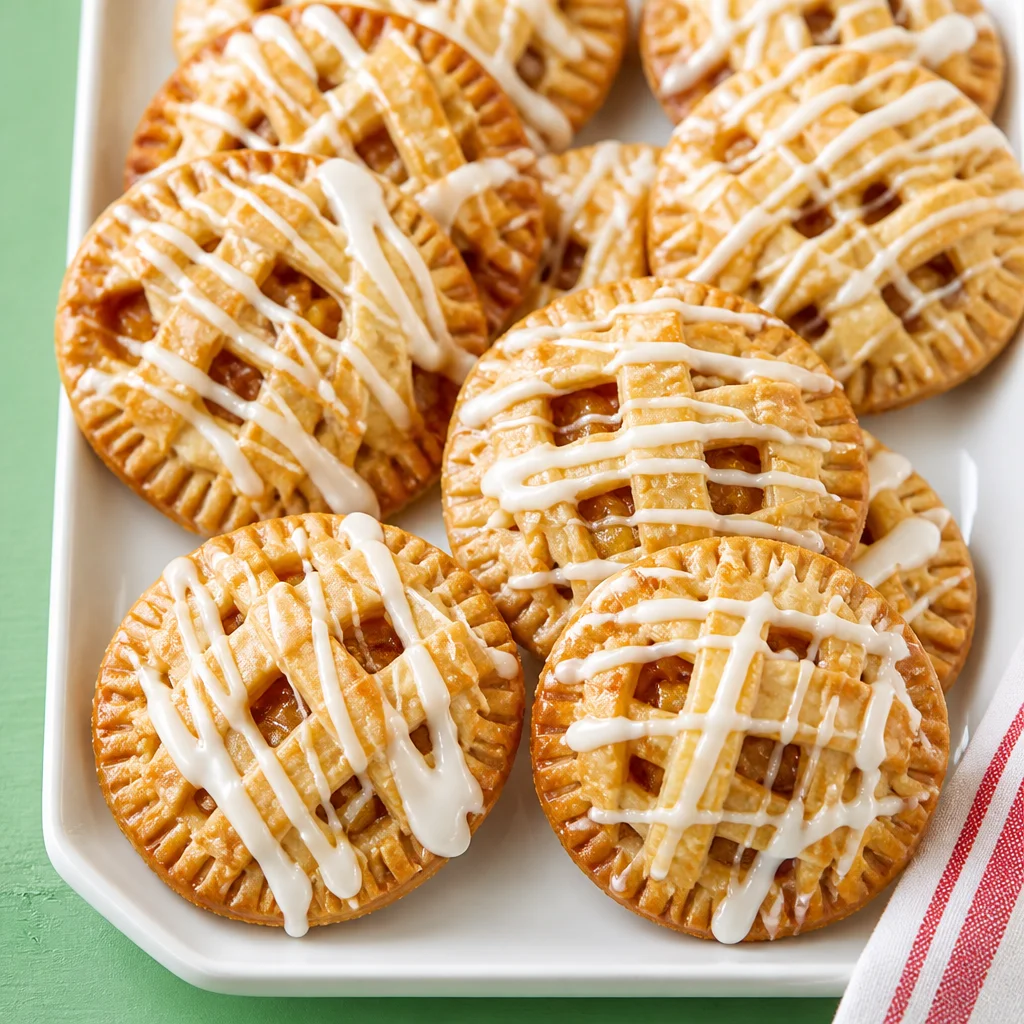 Delicious Apple Pie Cookies with spiced apple filling and cinnamon sugar coating.