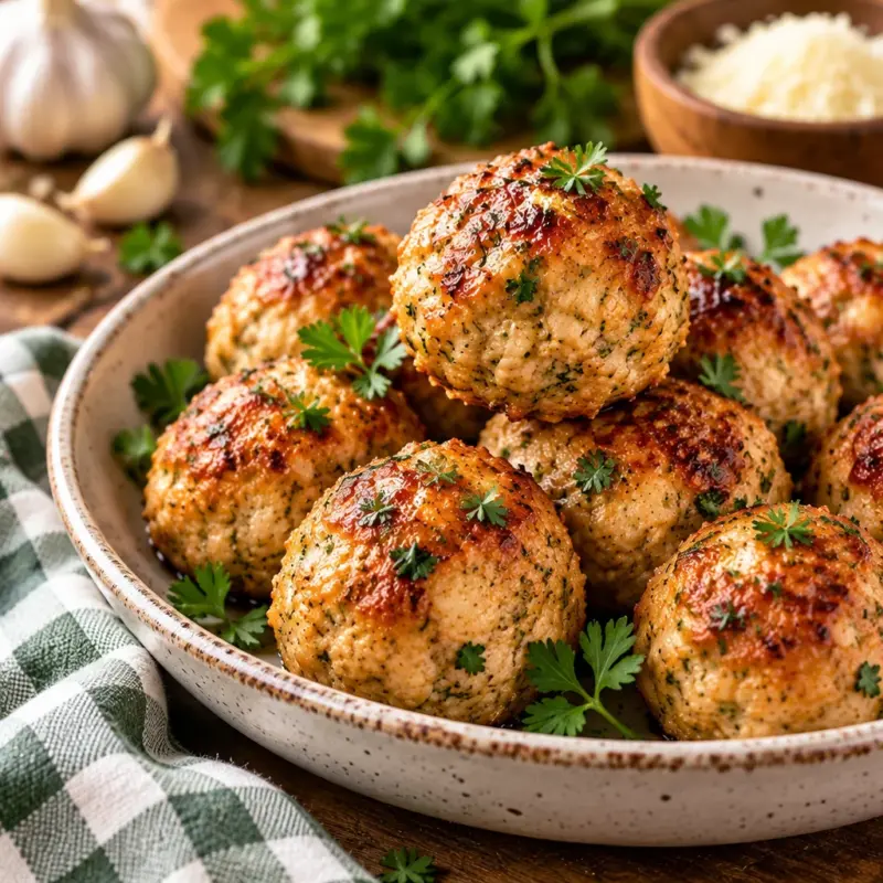 Easy Baked Turkey Meatballs Recipe