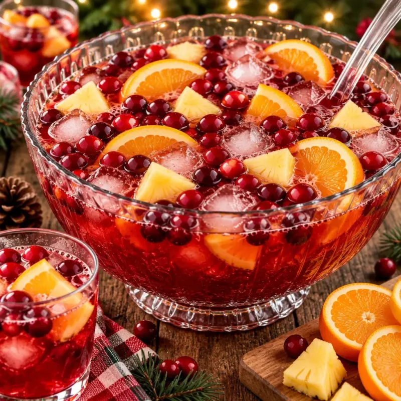 Easy Cranberry Punch Recipe