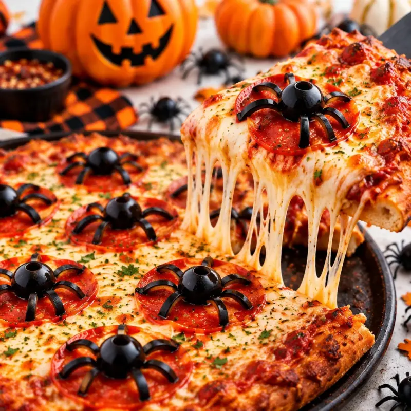 Easy Halloween Party Pizza Recipe