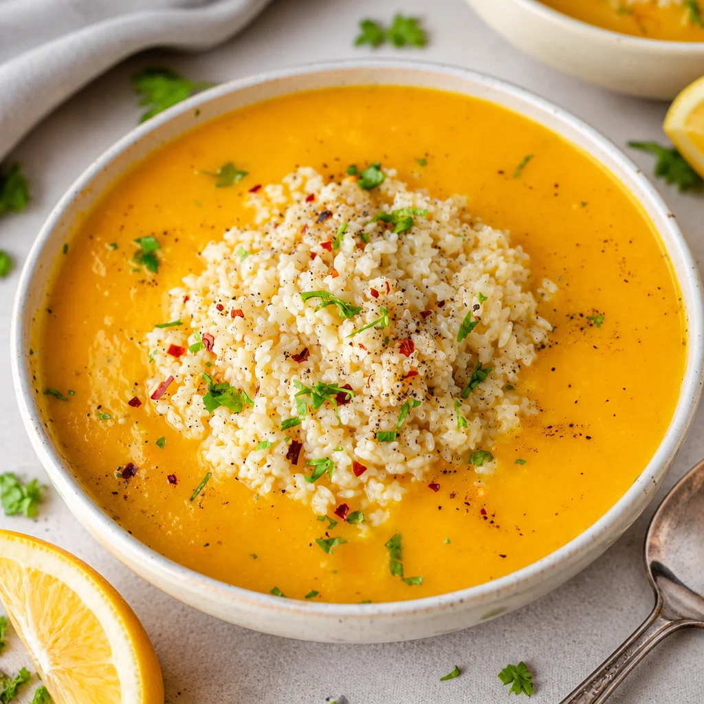 Bowl of Easy Italian Penicillin Soup with pastina and fresh herbs on a wooden table.