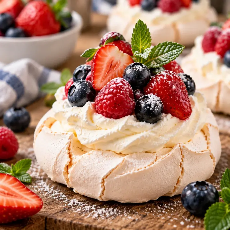 Easy Mini Pavlova Recipe