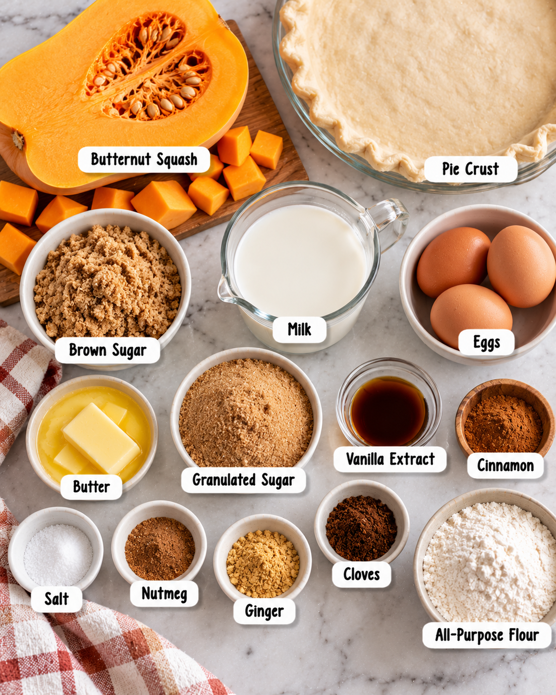 Homemade Squash Pie Recipe
