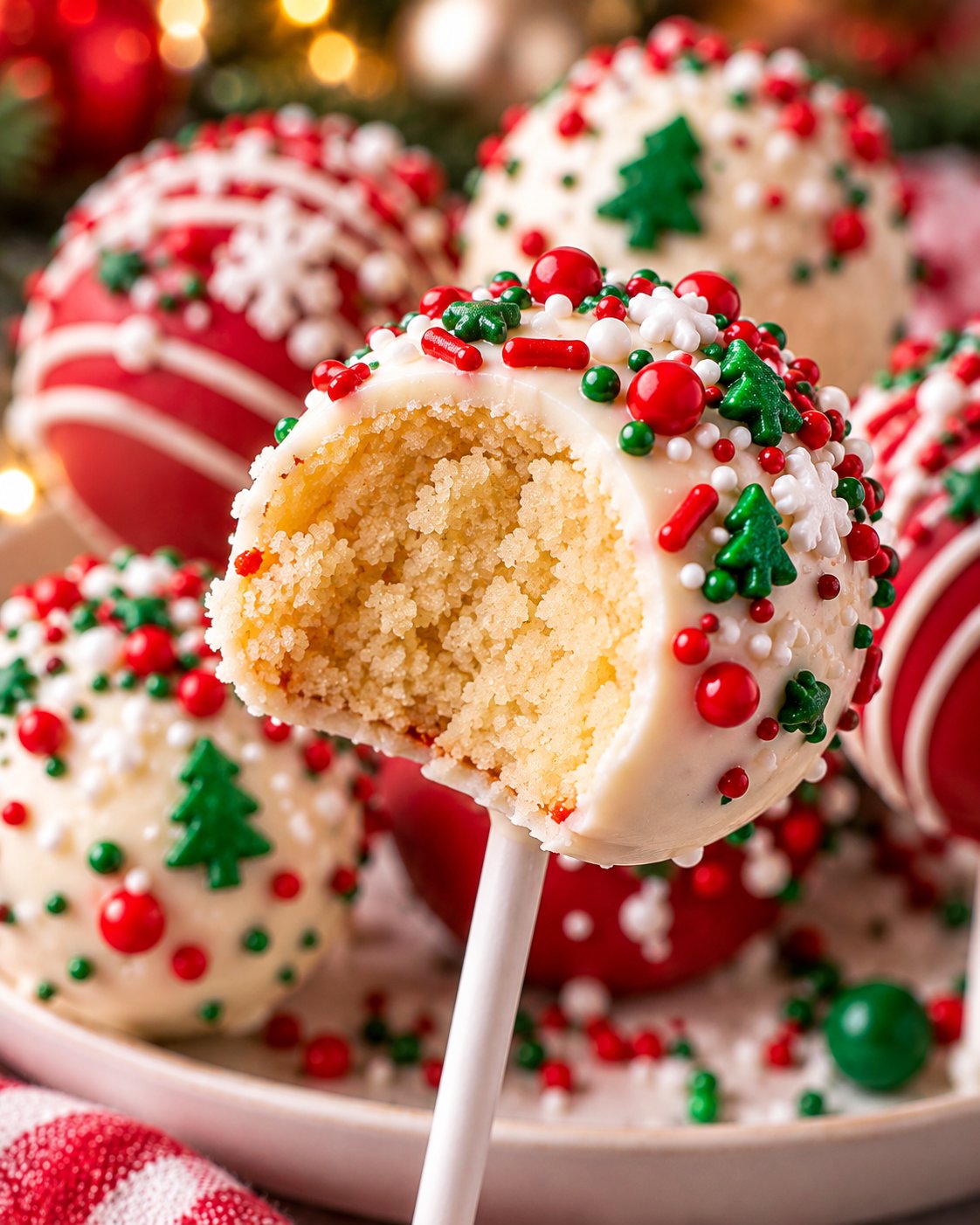 Easy Christmas Cake Pops