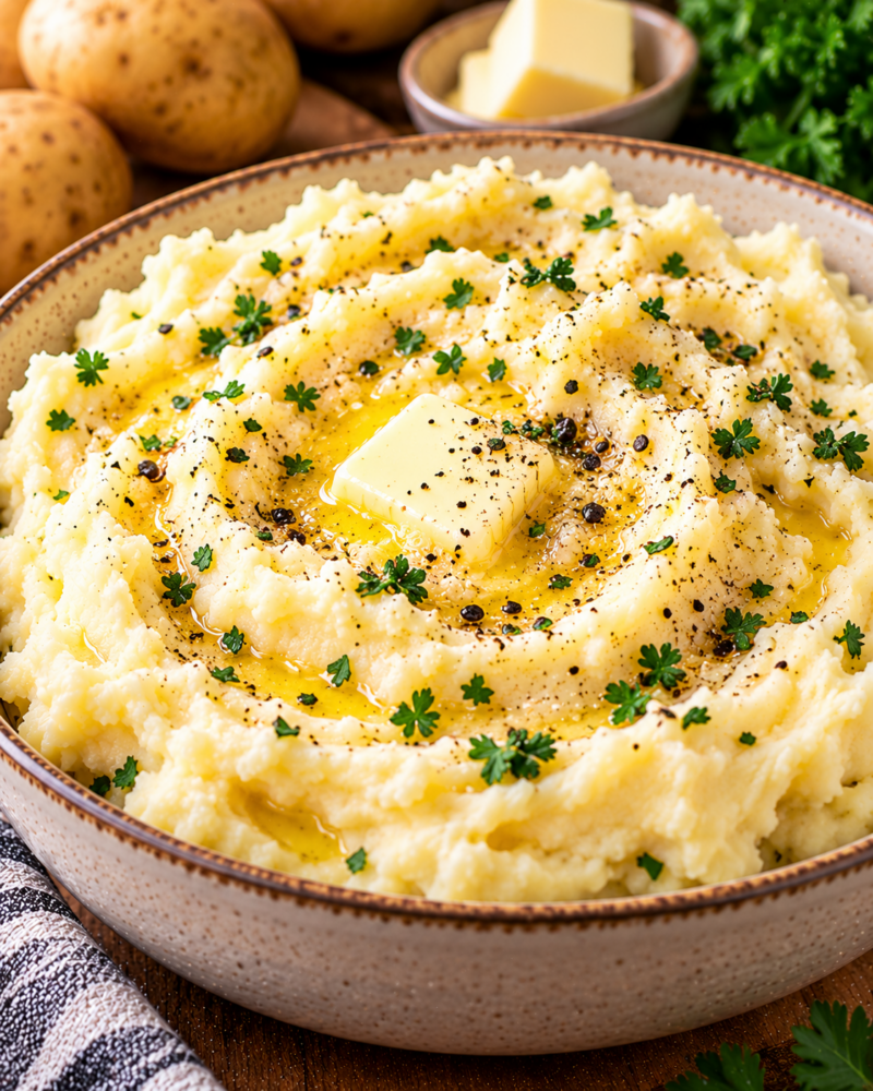 Homemade Mashed Potatoes Recipe