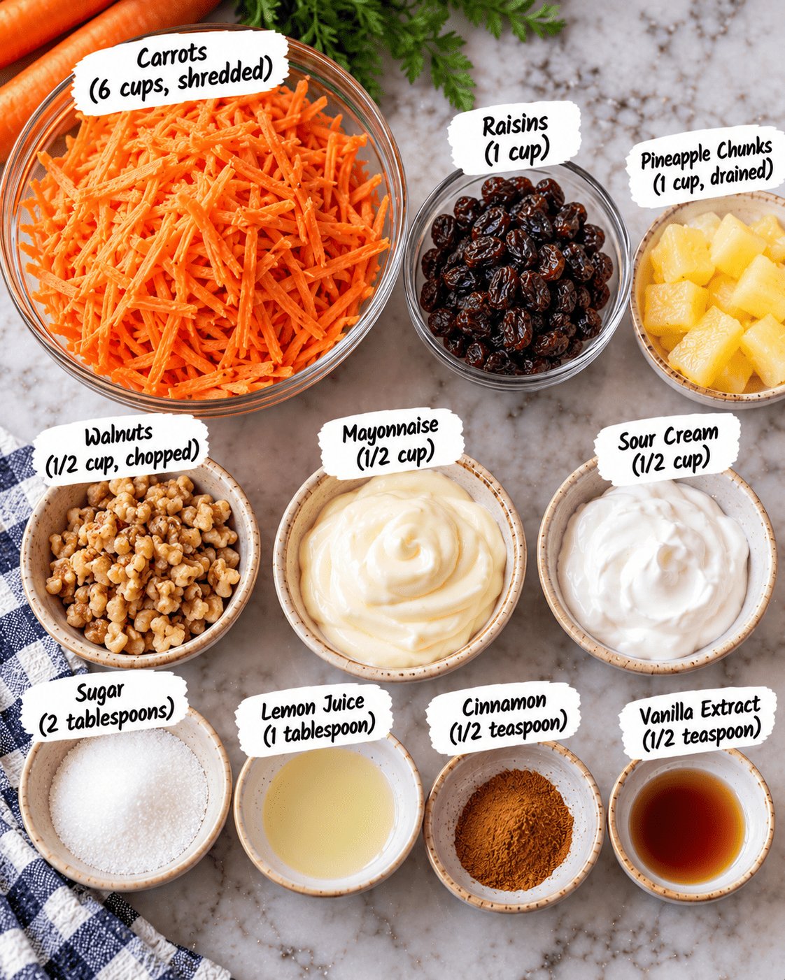 Classic Carrot Raisin Salad Recipe