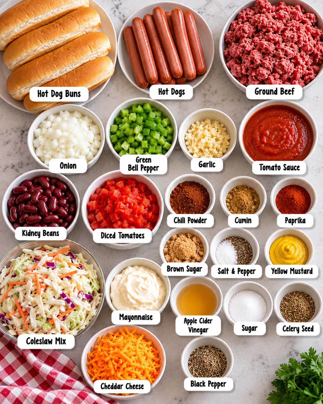 Coleslaw Chili Dogs (Slaw Dogs)