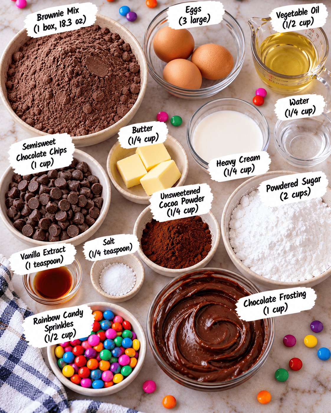 Homemade Cosmic Brownies Recipe