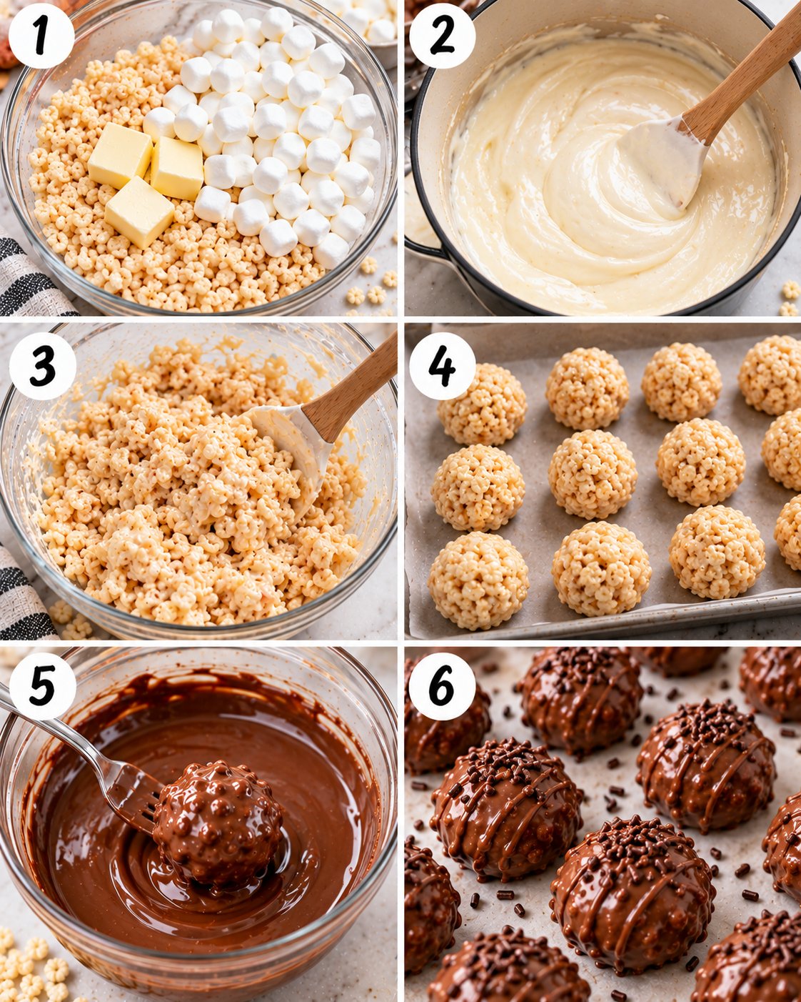Chocolate Rice Krispie Balls