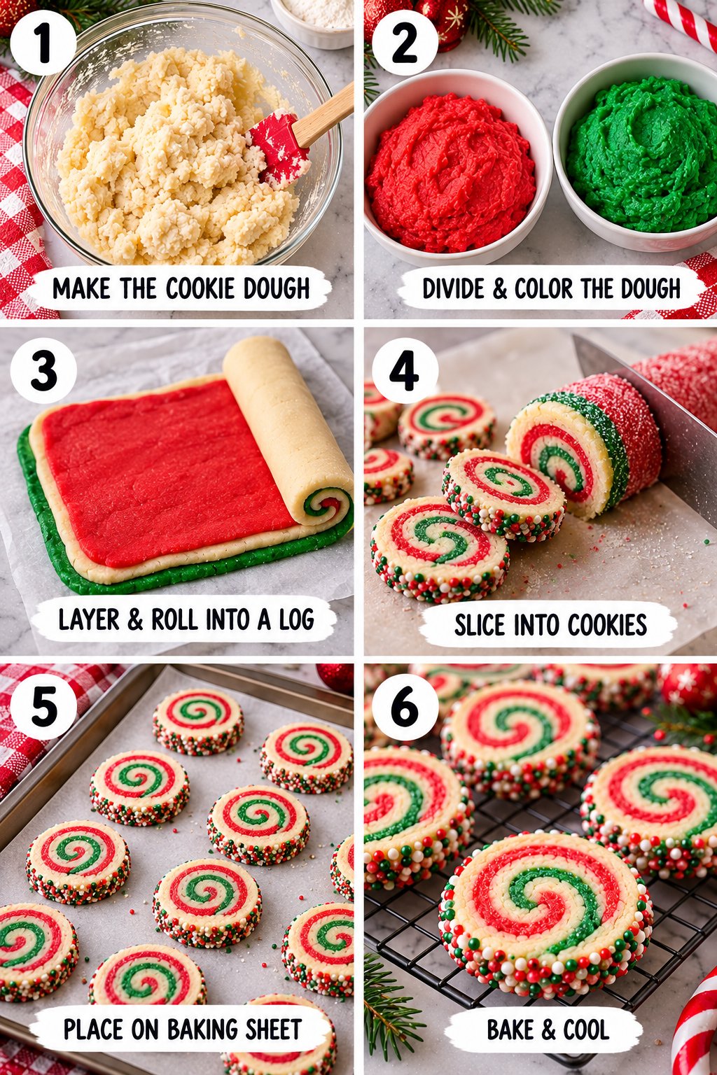 Easy Christmas Pinwheel Cookies Recipe