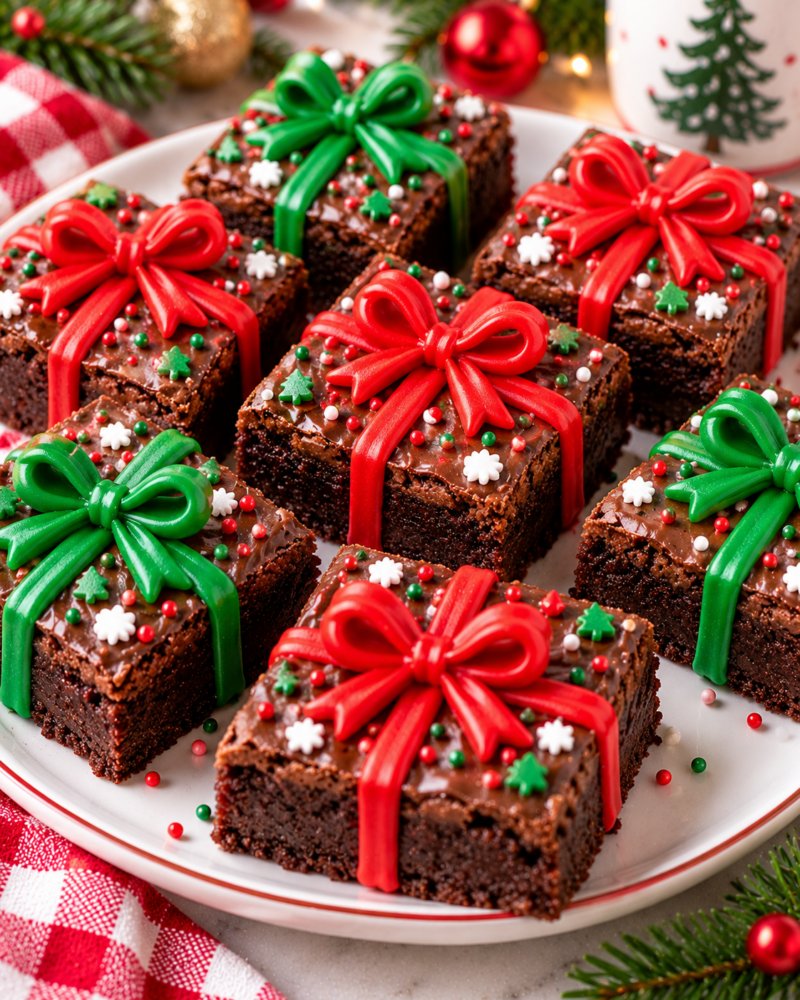 Christmas Present Brownies Recipe