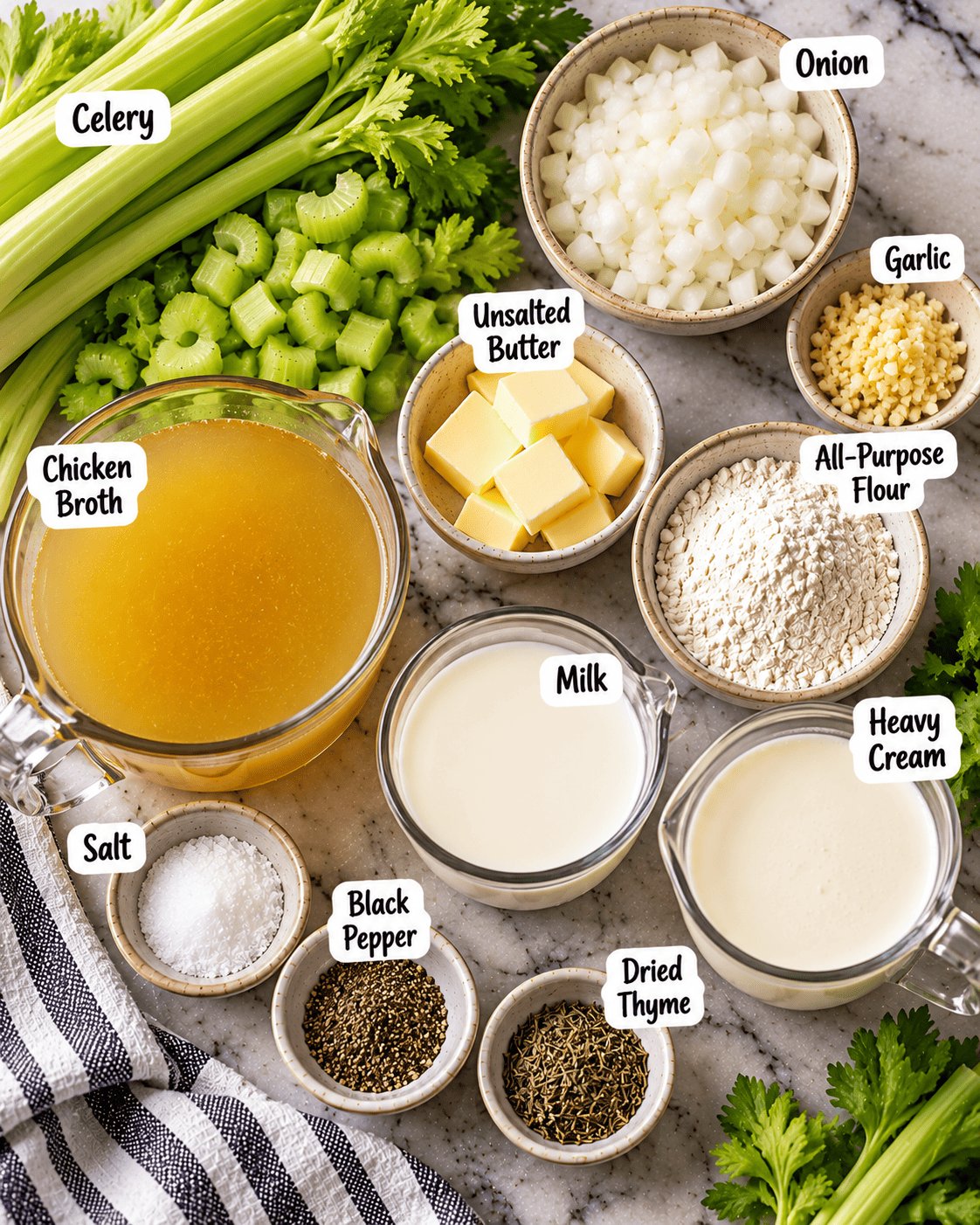Homemade Cream of Celery Soup Recipe