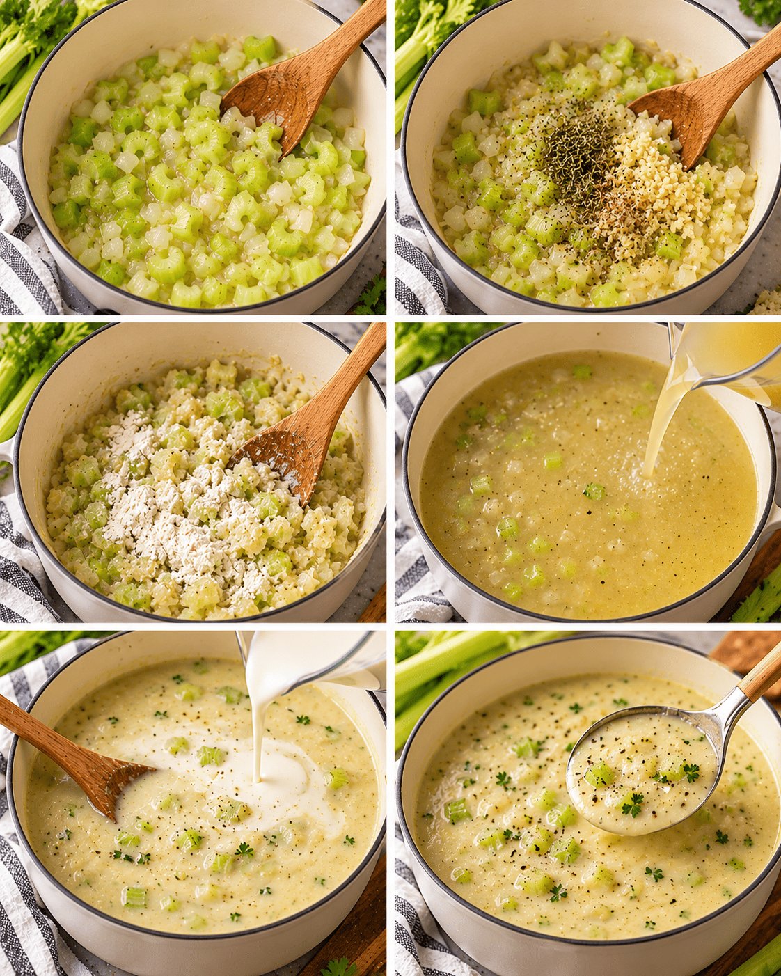 Homemade Cream of Celery Soup Recipe