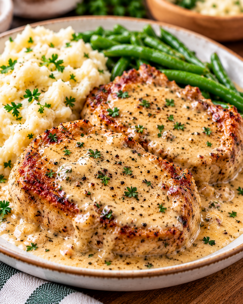 Crockpot Ranch Pork Chops