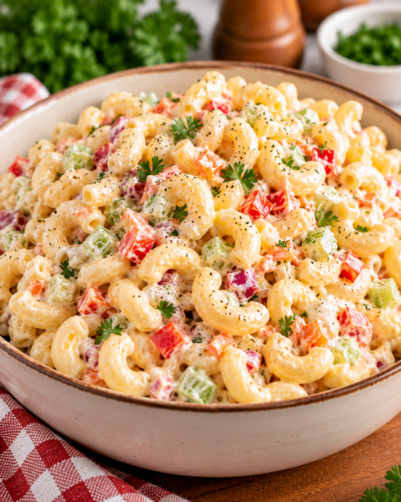Classic Creamy Macaroni Salad