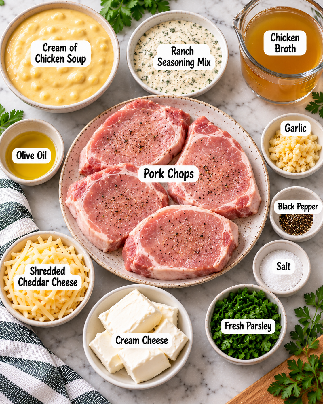 Crockpot Ranch Pork Chops