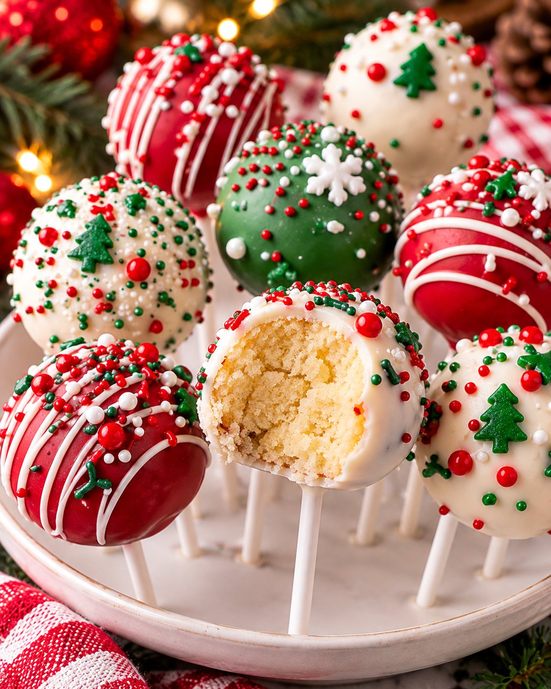Easy Christmas Cake Pops
