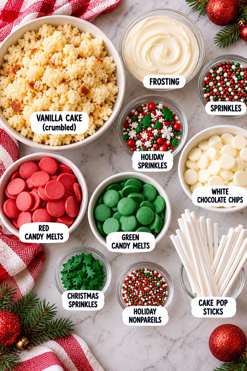Easy Christmas Cake Pops