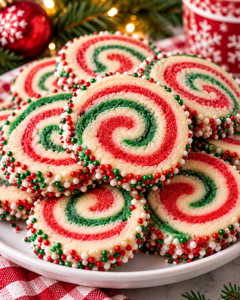 Easy Christmas Pinwheel Cookies Recipe