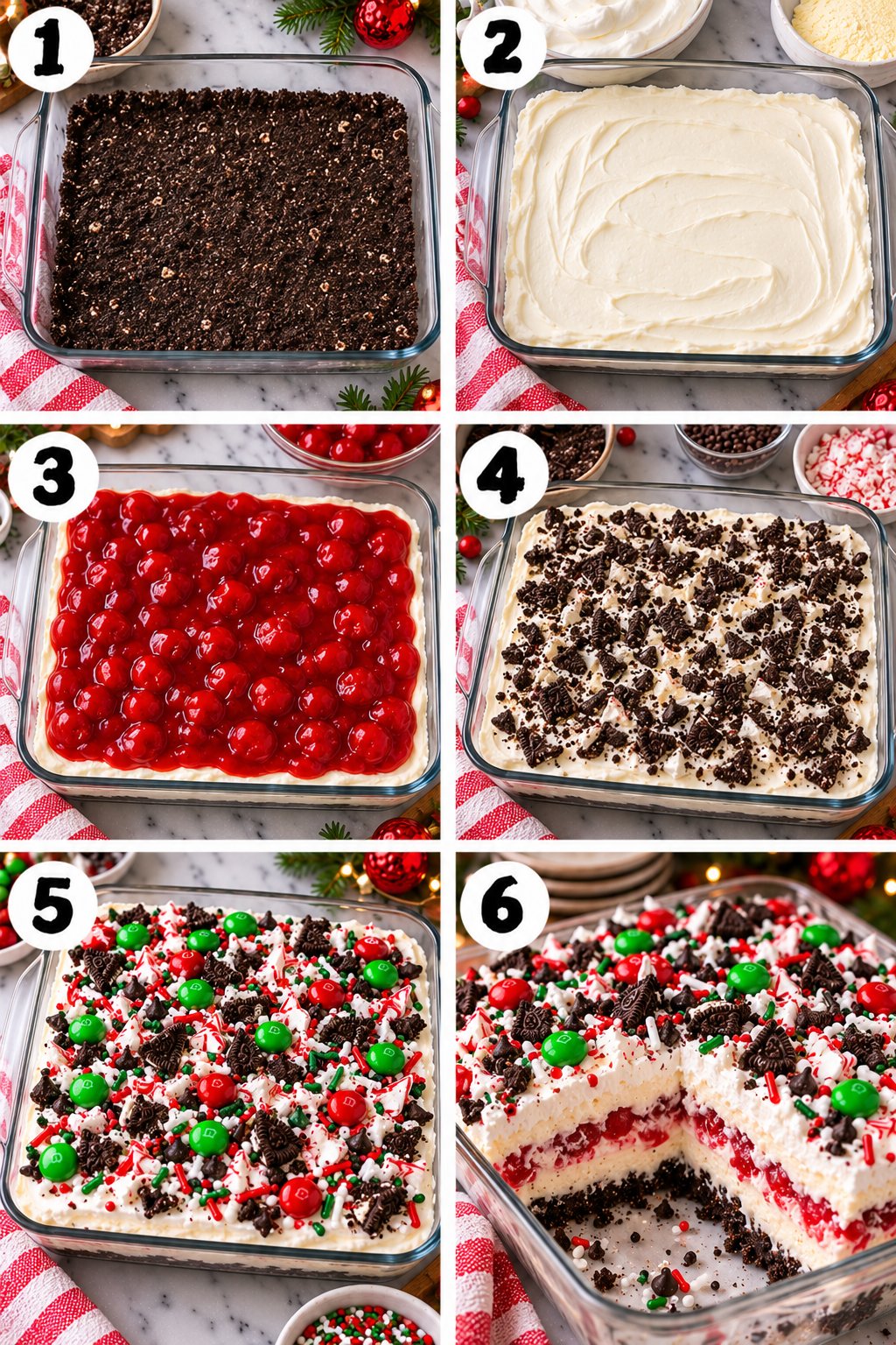 Christmas Cookie Lasagna Recipe