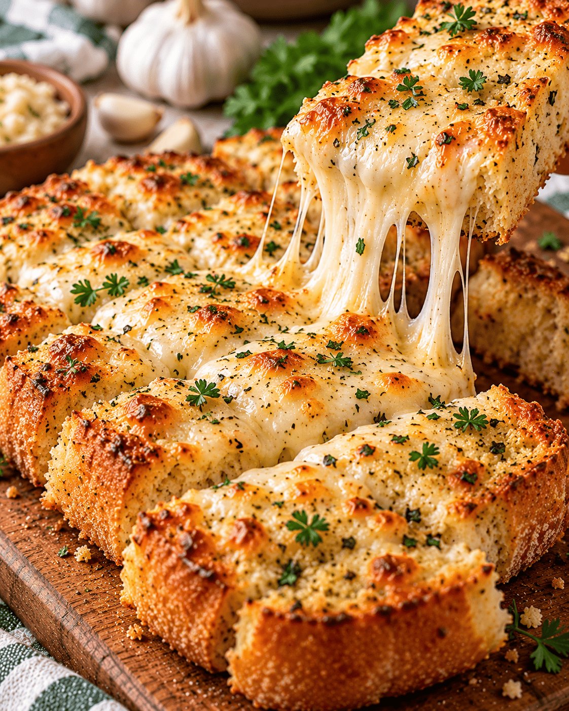 Cheesy Garlic Bread Recipe