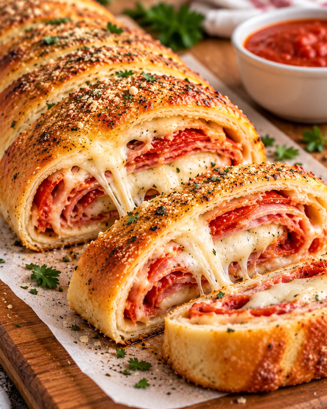 Easy Stromboli with Pizza Dough