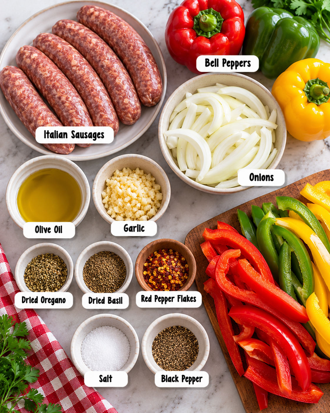 Sausage, Peppers and Onions Recipe