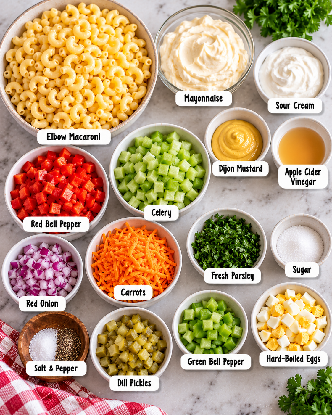 Classic Creamy Macaroni Salad