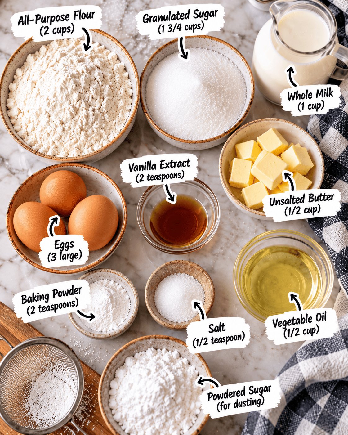 Old-Fashioned Hot Milk Cake Recipe