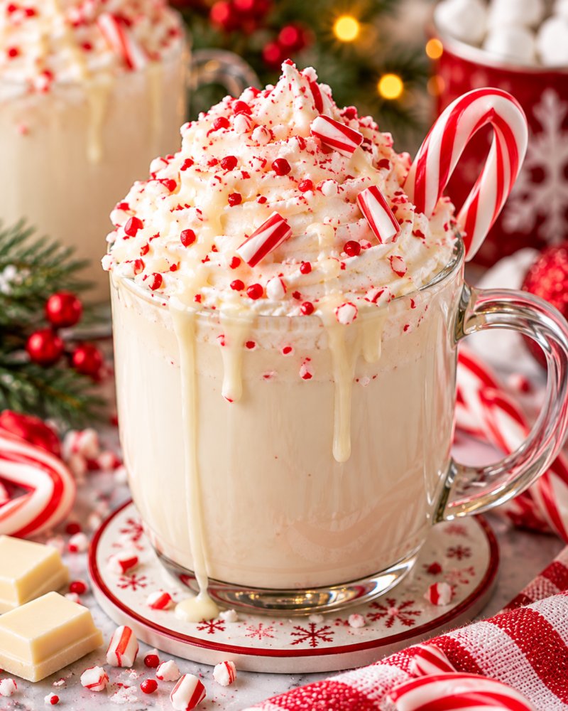 Peppermint White Hot Chocolate Recipe