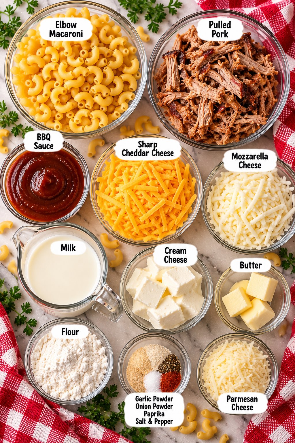 30-Minute Pulled Pork BBQ Mac and Cheese