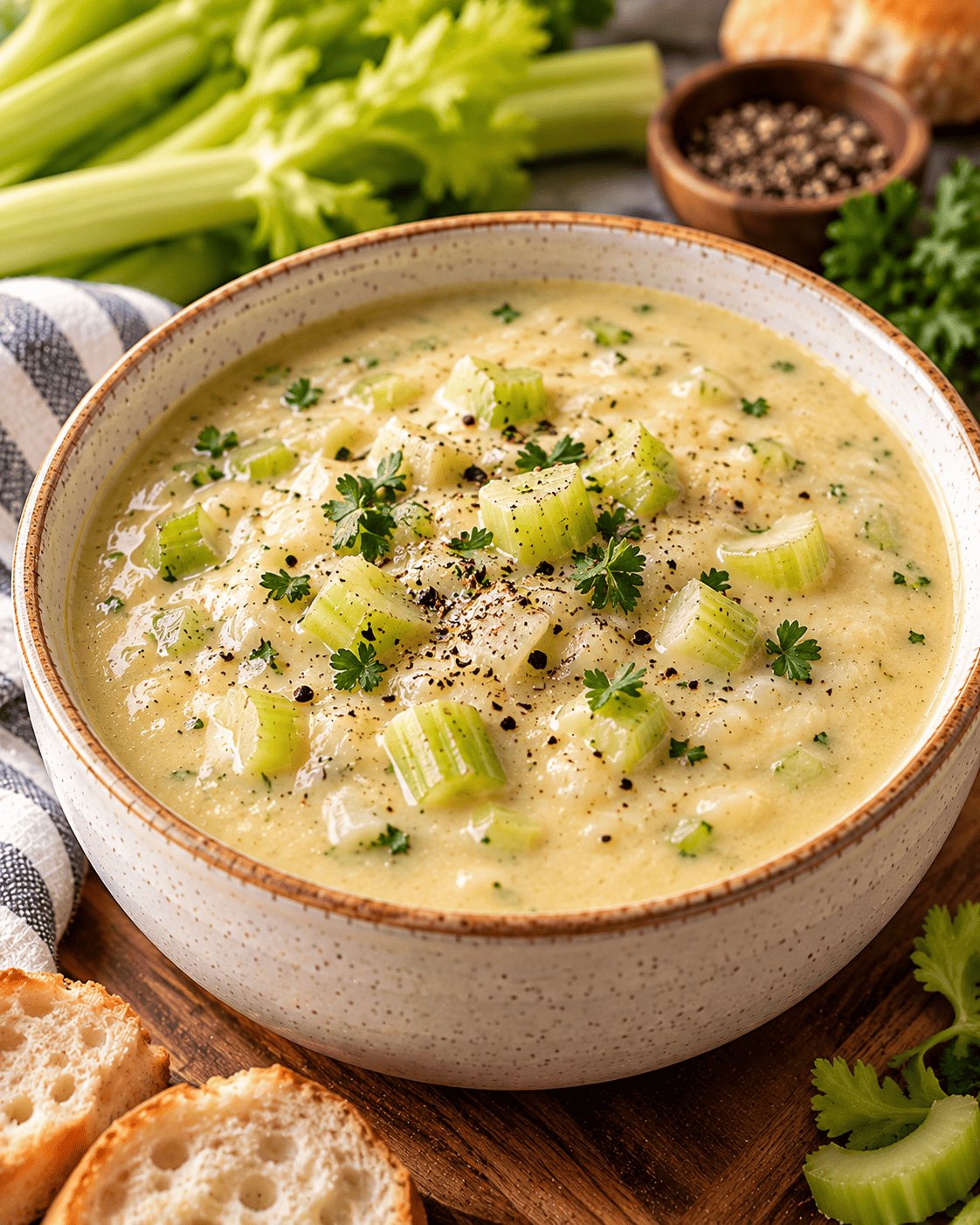 Homemade Cream of Celery Soup Recipe