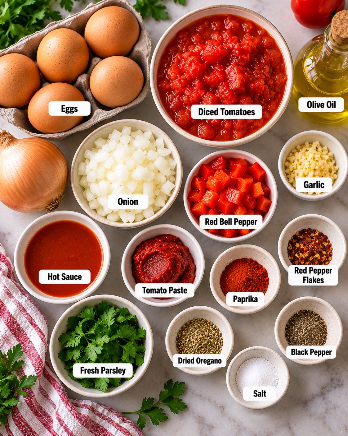 Fried Eggs in Hot Sauce Recipe