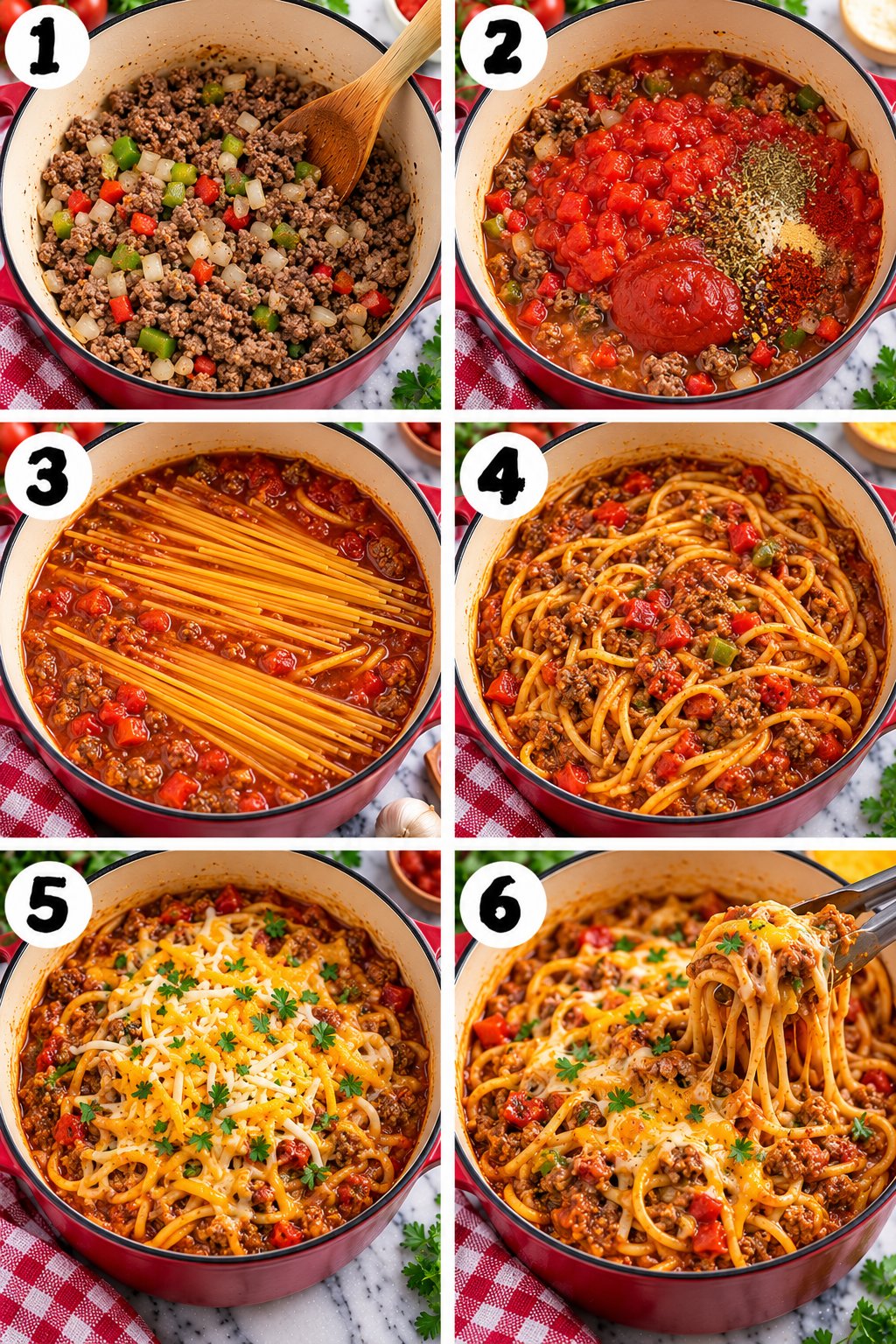 One-Pot Cowboy Spaghetti Recipe
