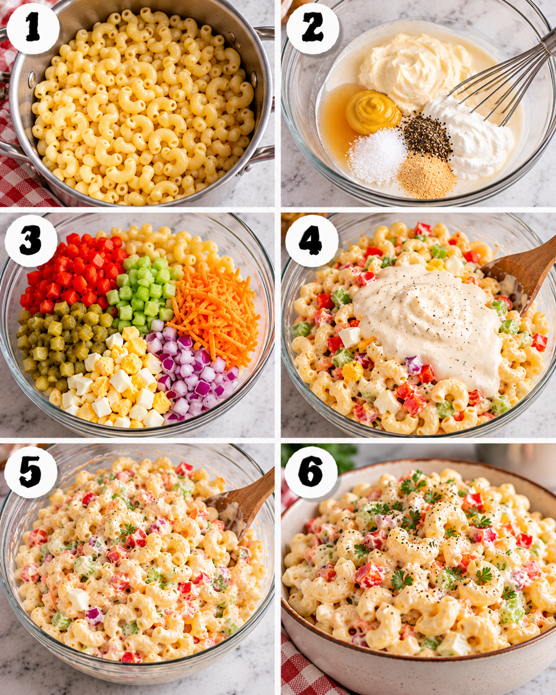 Classic Creamy Macaroni Salad