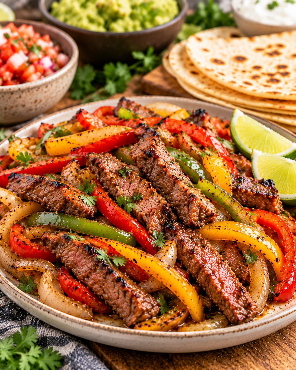 Easy Steak Fajitas Recipe