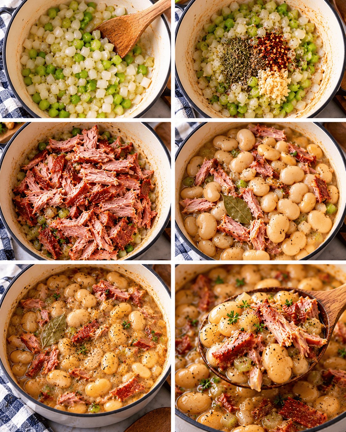 Southern Butter Beans with Smoked Turkey