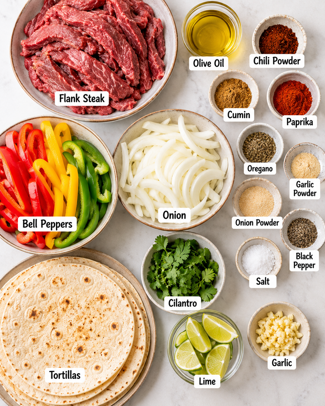 Easy Steak Fajitas Recipe
