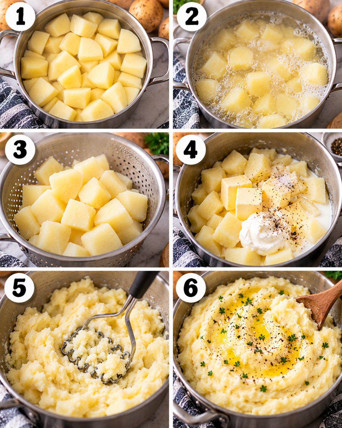 Homemade Mashed Potatoes Recipe