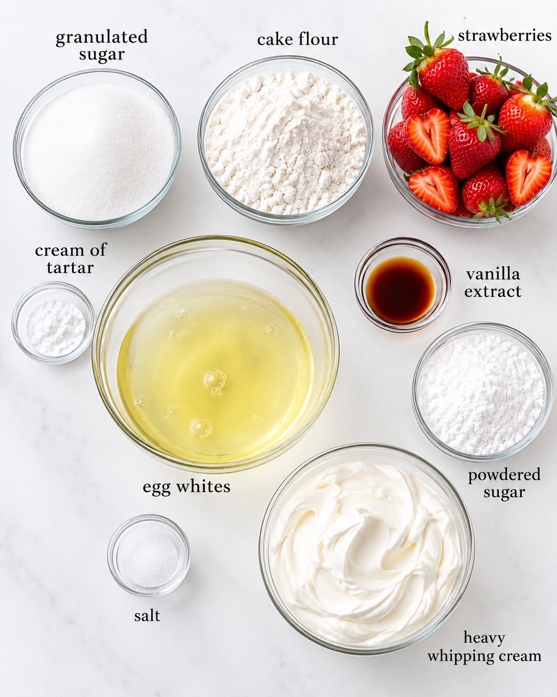 Sweet Strawberry Angel Food Cake